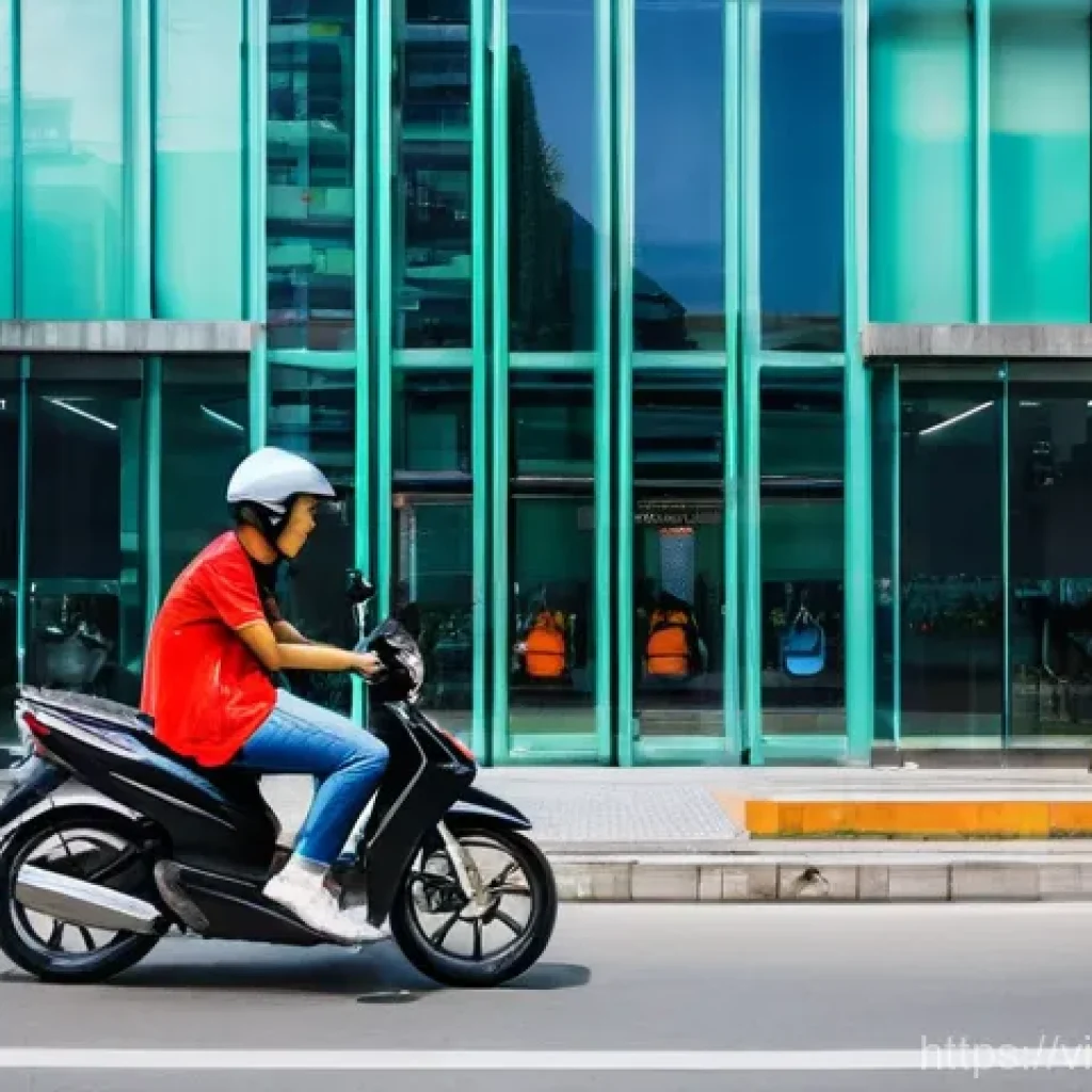 공유경제의 크라우드 펀딩 가능성 - **Urban Vietnamese Sharing Economy Scene:**
A vibrant, dynamic street scene in a modern Vietname...