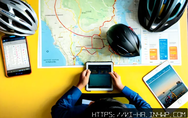 Home 17 공유경제의 자원 관리 전략 - Photorealistic overhead view of a clean shared mobility resource management desk in Ho Chi Minh City...